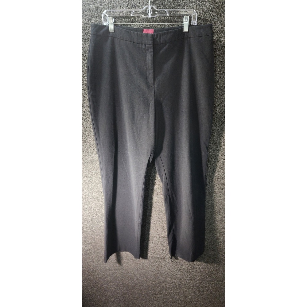 212 Collection Classic Black Dress Pants Womens 18 Straight Leg Trousers